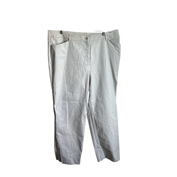 Jones New York Woman Signature White Pants 18 W - Picture 1 of 3